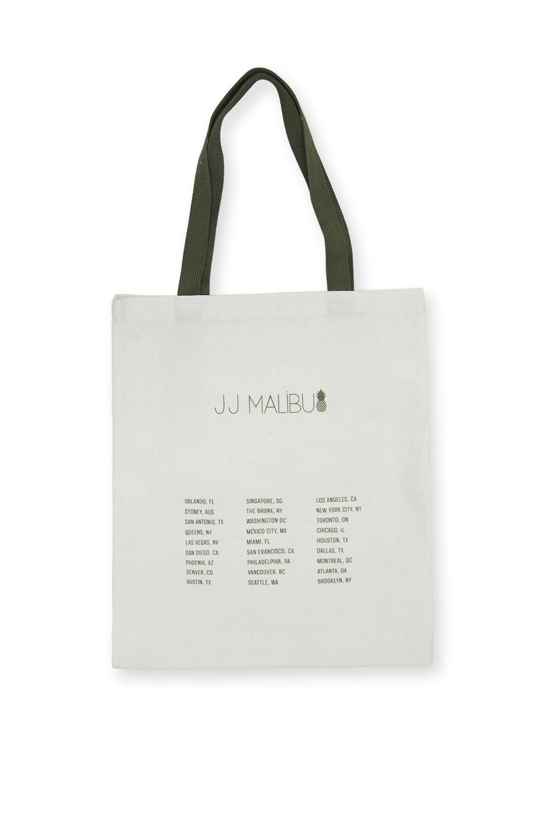 JJ Malibu Canvas Tote Bag - JJ Malibu