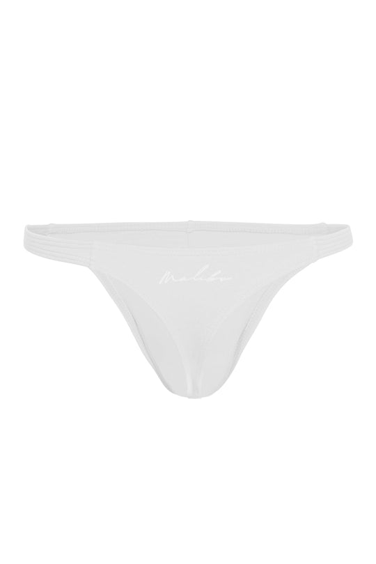 String classique et coquin - Blanc cassé