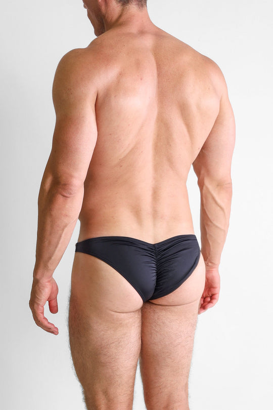 Classic Scrunch Butt Swim Briefs - Black