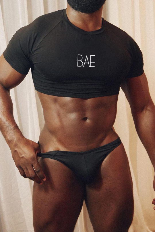 Camiseta corta ajustada - Midnight Bae